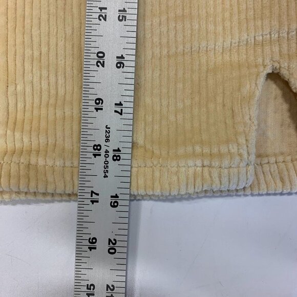 Bp Women's Corduroy Notched‎ Hem High Waist Corduroy Skirt In Tan Size 3X NWT - Picture 15 of 15